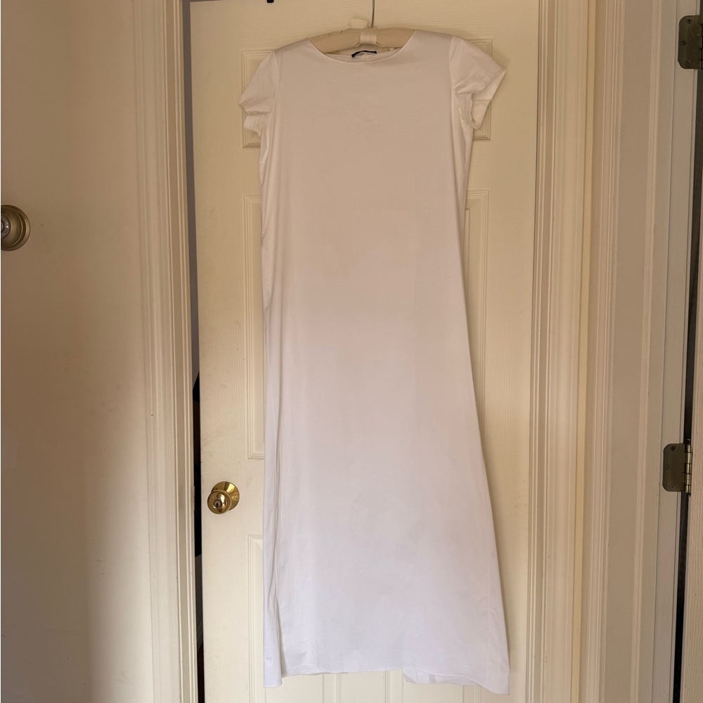 The Row White Midi Dress